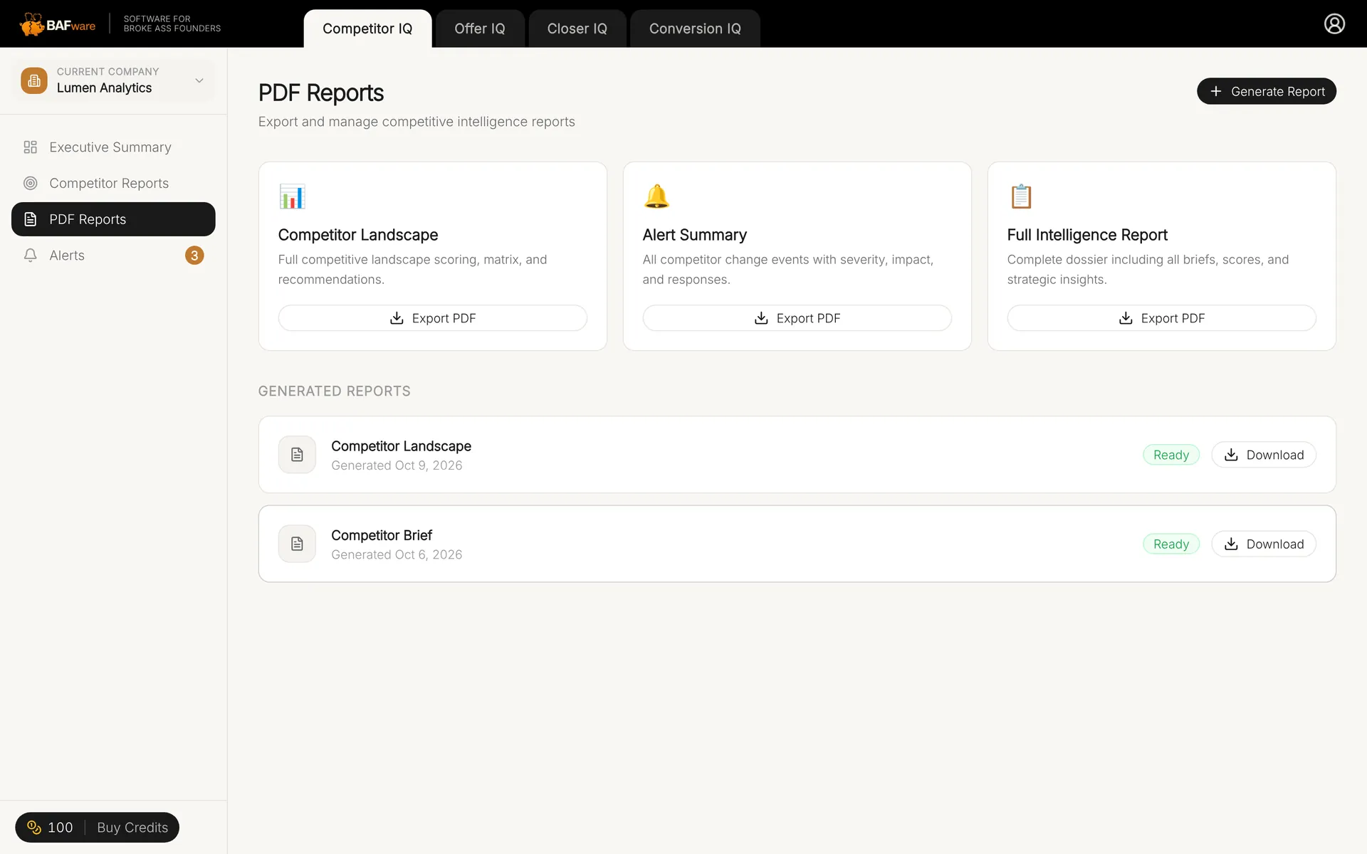 PDF reports library